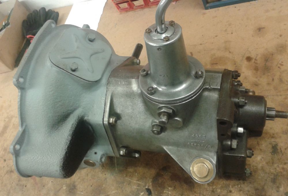 TripleM Register Four Speed Minor Synchromesh Gearbox in an MG